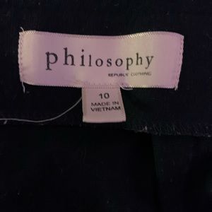 BUNDLE 2 pz Philosophy skirt black, and other gray